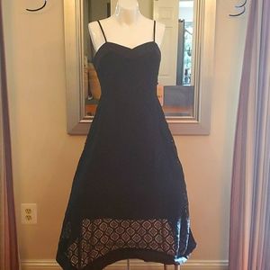 Nwt Nanette lepore black lace overlay dress size 4